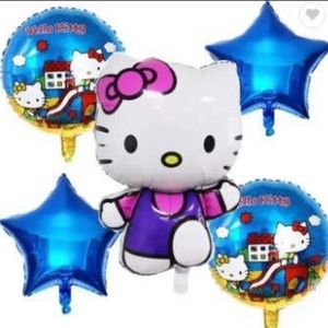 5 piece hello kitty balloon set